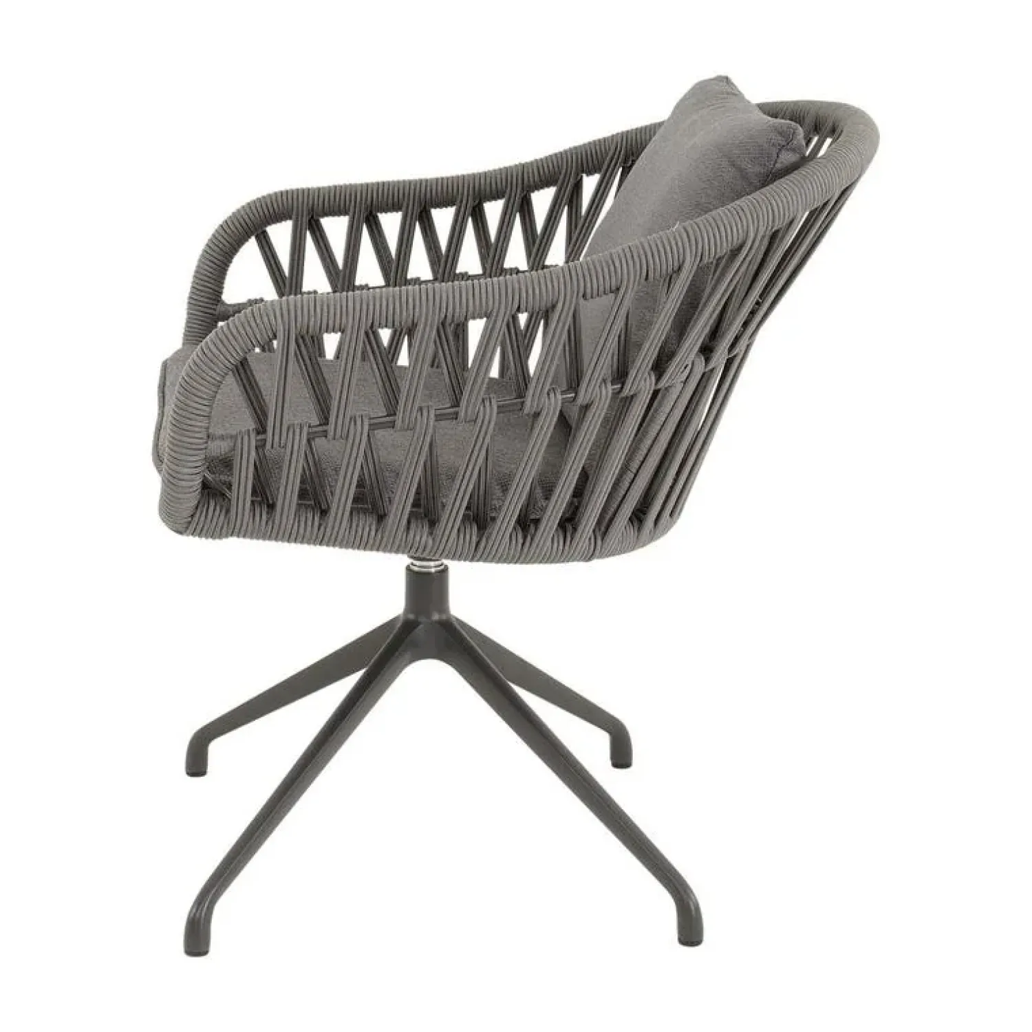Lesli Living Tuinstoelen|Aspetto Tuinstoel antraciet