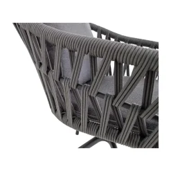 Lesli Living Tuinstoelen|Aspetto Tuinstoel antraciet