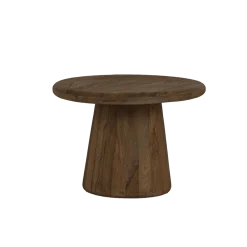 Tower living Bijzettafels|Asti Bijzettafel rond bruin 60 cm