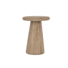 Tower living Bijzettafels|Asti Bijzettafel rond naturel 40 cm