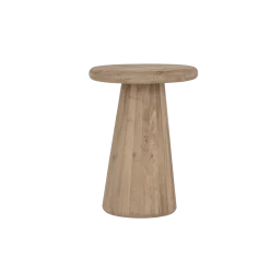 Tower living Bijzettafels|Asti Bijzettafel rond naturel 40 cm