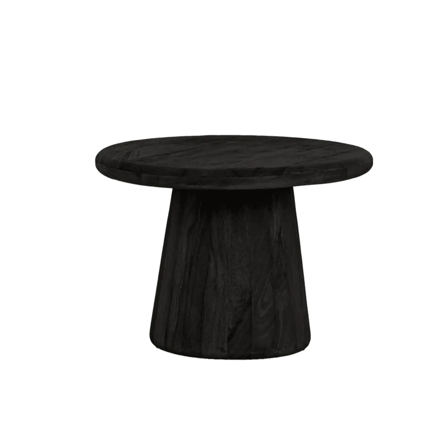 Tower living Bijzettafels|Asti Bijzettafel rond zwart 60 cm