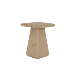 Tower living Bijzettafels|Asti Bijzettafel vierkant naturel 40 cm