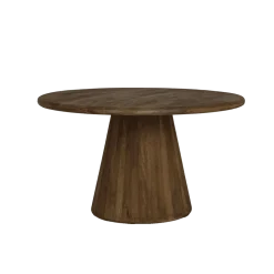 Tower living Eettafels|Asti Eettafel rond bruin 130 cm