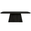 Tower living Eettafels|Asti Eettafel zwart 180 cm