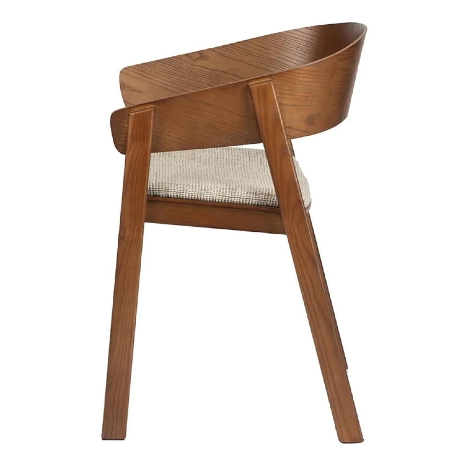 Pole to Pole Eetkamerstoelen|Astrid Eetkamerstoel Bruin hout