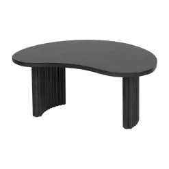 Mysons Salontafels|Atrani Salontafel organisch Mangohout zwart 85 cm