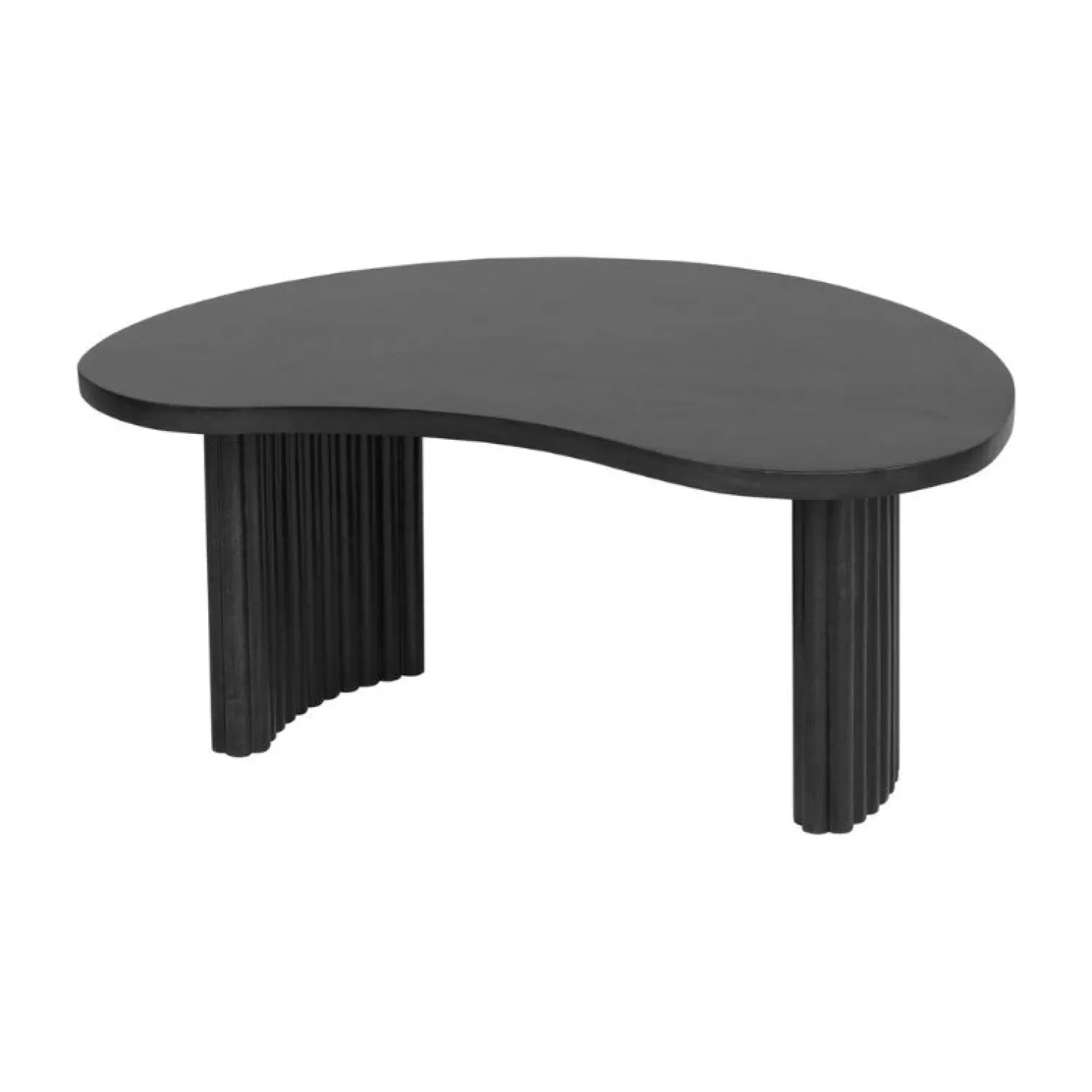 Mysons Salontafels|Atrani Salontafel organisch Mangohout zwart 85 cm