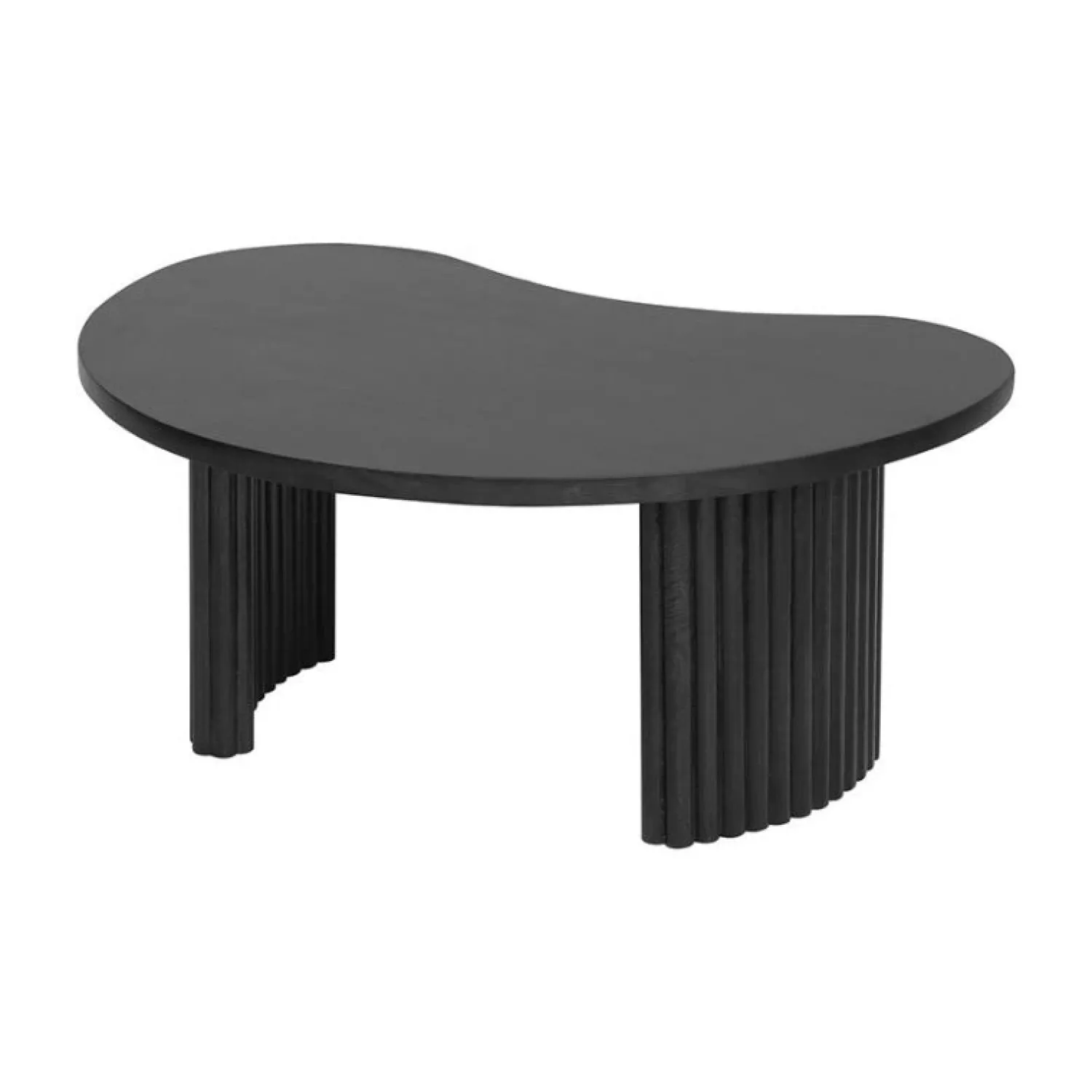 Mysons Salontafels|Atrani Salontafel organisch Mangohout zwart 85 cm