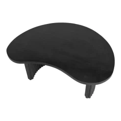 Mysons Salontafels|Atrani Salontafel organisch Mangohout zwart 85 cm