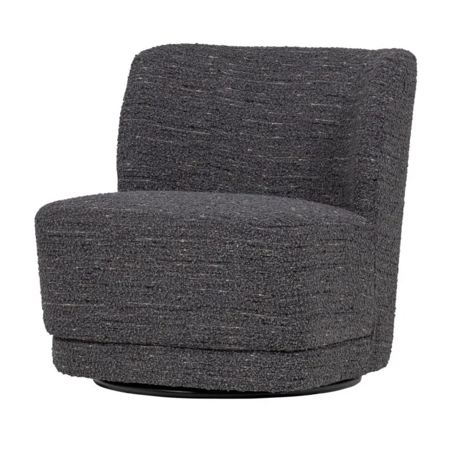 WOOOD Fauteuils|Atty Draaifauteuil Melange Grijs