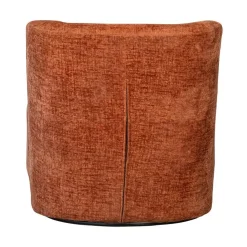 WOOOD Fauteuils|Atty Draaifauteuil velvet terracotta