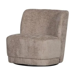 WOOOD Fauteuils|Atty Draaifauteuil velvet zand