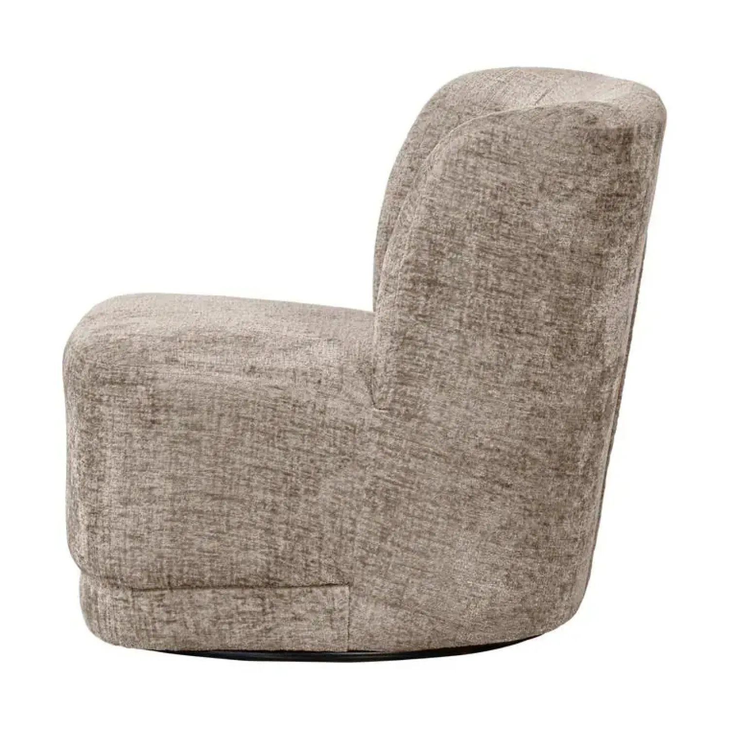 WOOOD Fauteuils|Atty Draaifauteuil velvet zand