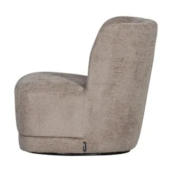 WOOOD Fauteuils|Atty Draaifauteuil velvet zand