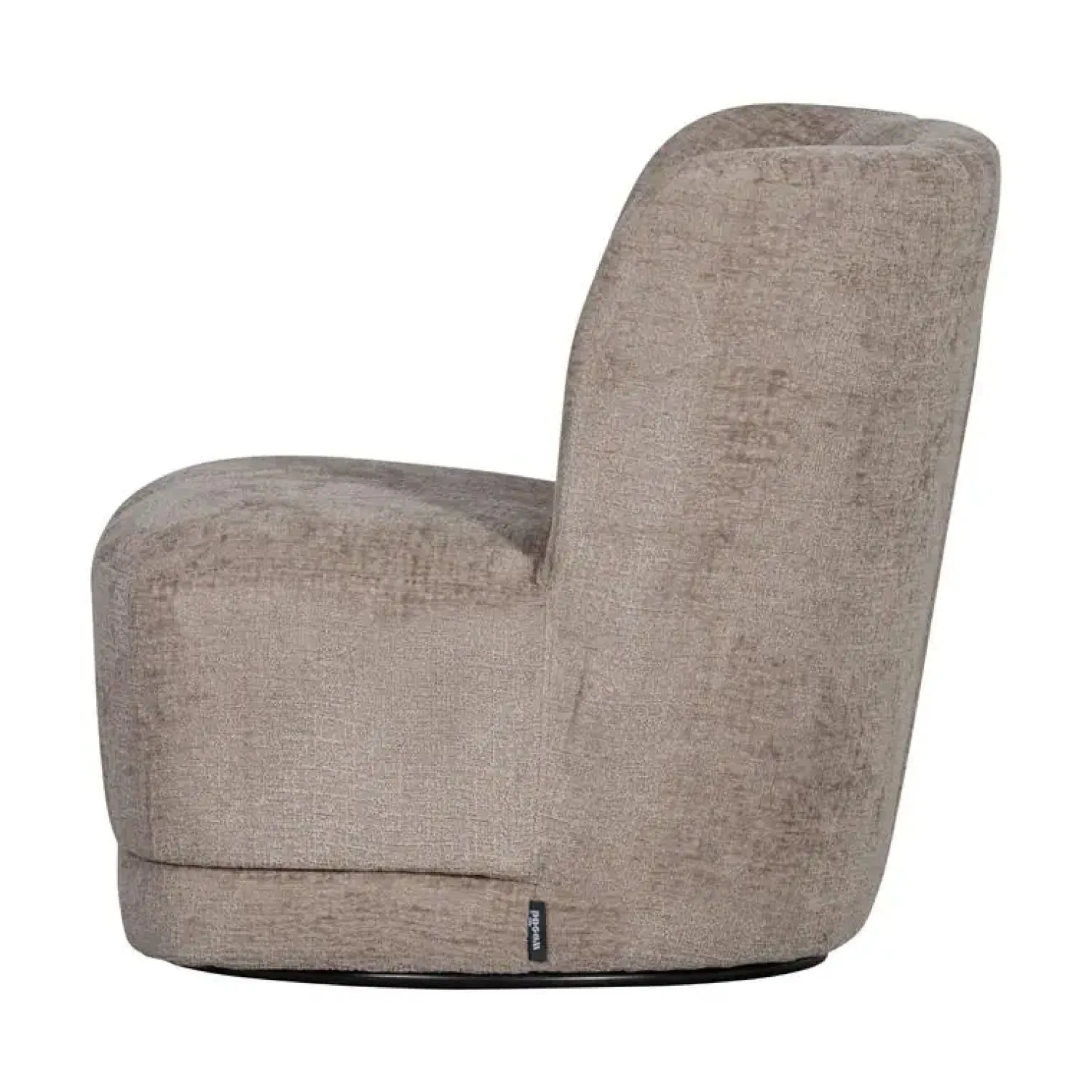 WOOOD Fauteuils|Atty Draaifauteuil velvet zand