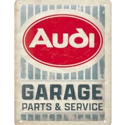 Cavetown Metalen Borden|Audi Garage - metalen bord