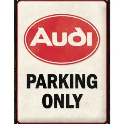 Cavetown Metalen Borden|Audi Parking Only - metalen bord