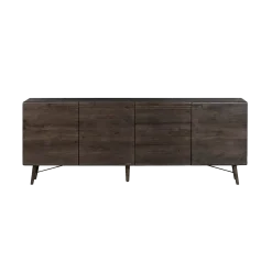Tower living Dressoirs|Industriele Kasten|Aura Dressoir espresso Acaciahout 210 cm