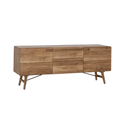 Tower living Dressoirs|Industriele Kasten|Aura Dressoir naturel Acaciahout 160 cm