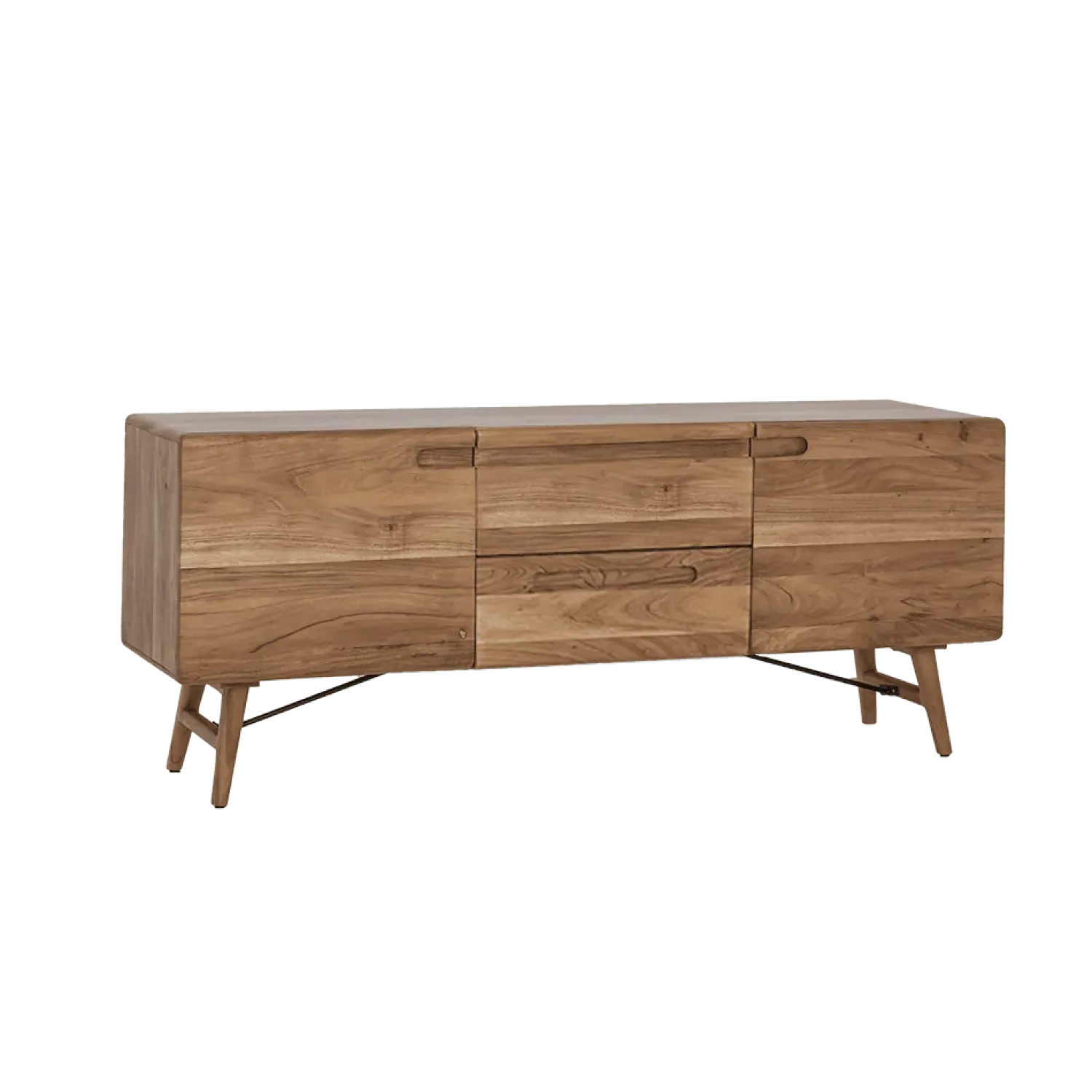 Tower living Dressoirs|Industriele Kasten|Aura Dressoir naturel Acaciahout 160 cm