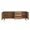 Tower living Dressoirs|Industriele Kasten|Aura Dressoir naturel Acaciahout 210 cm