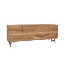 Tower living Dressoirs|Industriele Kasten|Aura Dressoir naturel Acaciahout 210 cm