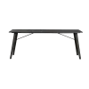 Tower living Eettafels|Aura Eettafel espresso Acaciahout 160 cm