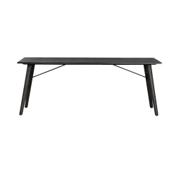 Tower living Eettafels|Aura Eettafel espresso Acaciahout 160 cm