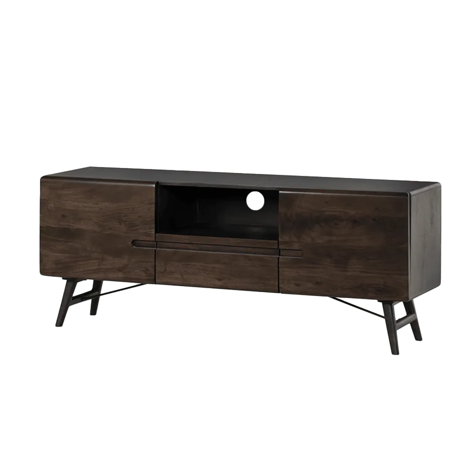 Tower living Industriele Kasten|Tv Meubels|Aura Tv meubel espresso Acaciahout 150 cm