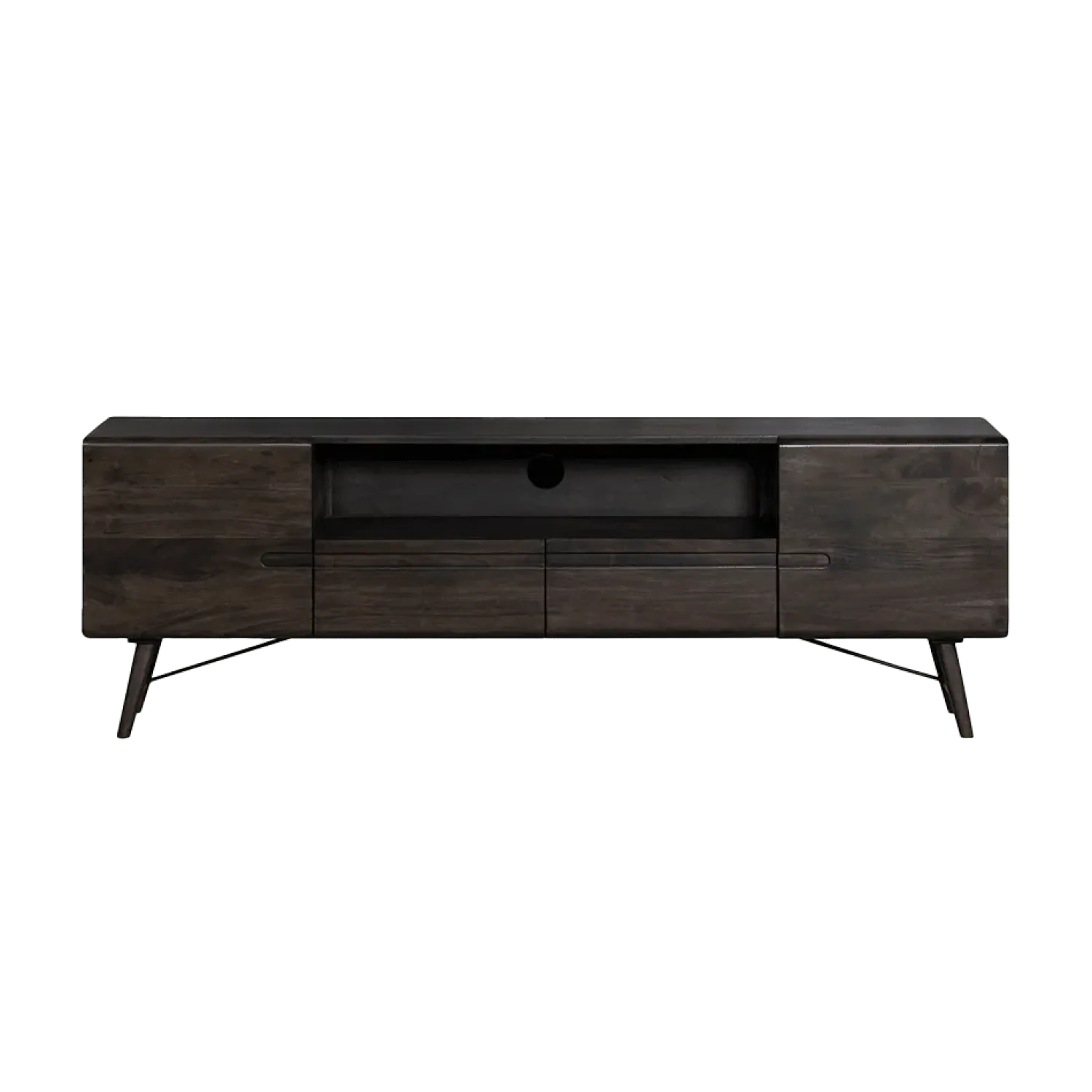 Tower living Industriele Kasten|Tv Meubels|Aura Tv meubel espresso Acaciahout 180 cm