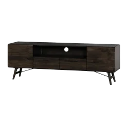 Tower living Industriele Kasten|Tv Meubels|Aura Tv meubel espresso Acaciahout 180 cm