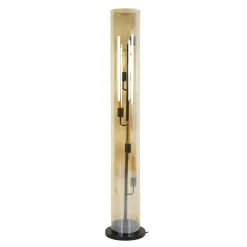 Kalfort Vloerlampen|Aura Vloerlamp 5-lichts amber glas