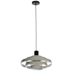 Steinmex Hanglampen|Ayra 1-lichts Hanglamp Grijs Metaal