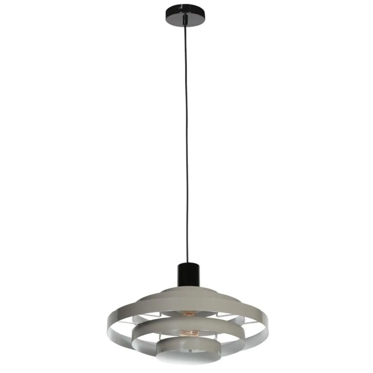 Steinmex Hanglampen|Ayra 1-lichts Hanglamp Grijs Metaal