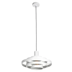 Steinmex Hanglampen|Ayra 1-lichts Hanglamp Wit Metaal