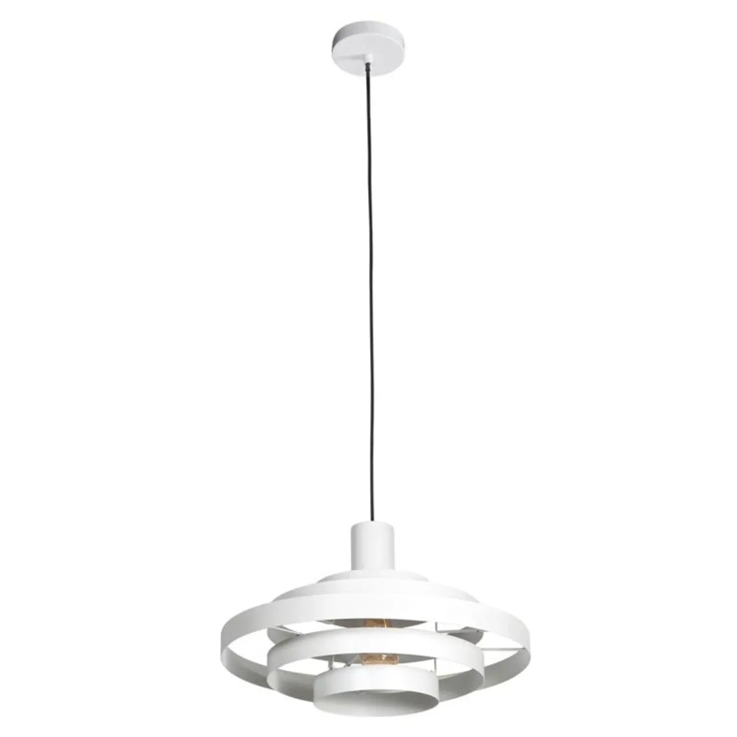 Steinmex Hanglampen|Ayra 1-lichts Hanglamp Wit Metaal