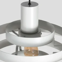 Steinmex Hanglampen|Ayra 1-lichts Hanglamp Wit Metaal
