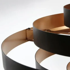 Steinmex Hanglampen|Ayra 1-lichts Hanglamp Zwart Metaal
