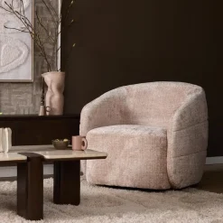Furndea Fauteuils|Azra Fauteuil Beige stof