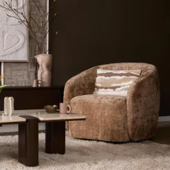 Furndea Fauteuils|Azra Fauteuil Cinnamon stof