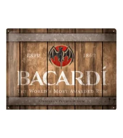 Metal Signs Metalen Borden|Bacardi Premium rum - metalen bord