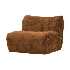 WOOOD Modulaire Banken|Baggy 1-zits element chenille middenbruin