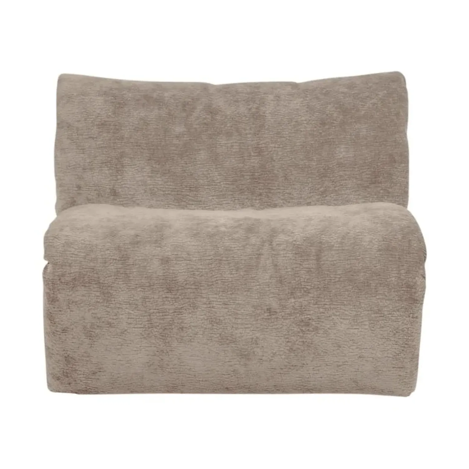 WOOOD Modulaire Banken|Baggy 1-zits element chenille zand