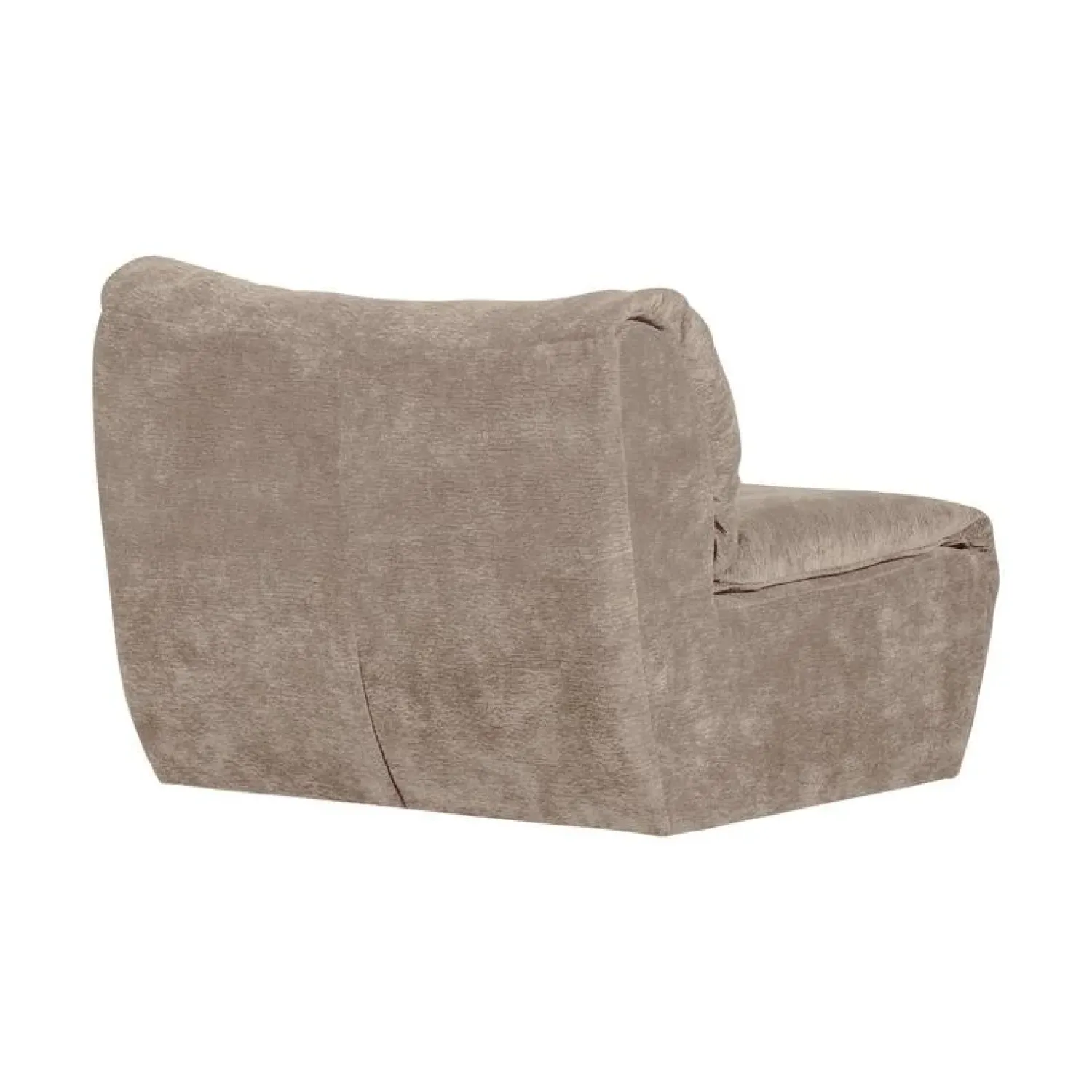 WOOOD Modulaire Banken|Baggy 1-zits element chenille zand
