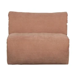 WOOOD Modulaire Banken|Baggy 1-zits element geweven chenille oudroze