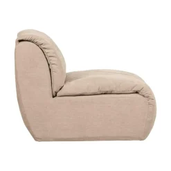 WOOOD Modulaire Banken|Baggy 1-zits element geweven chenille zand
