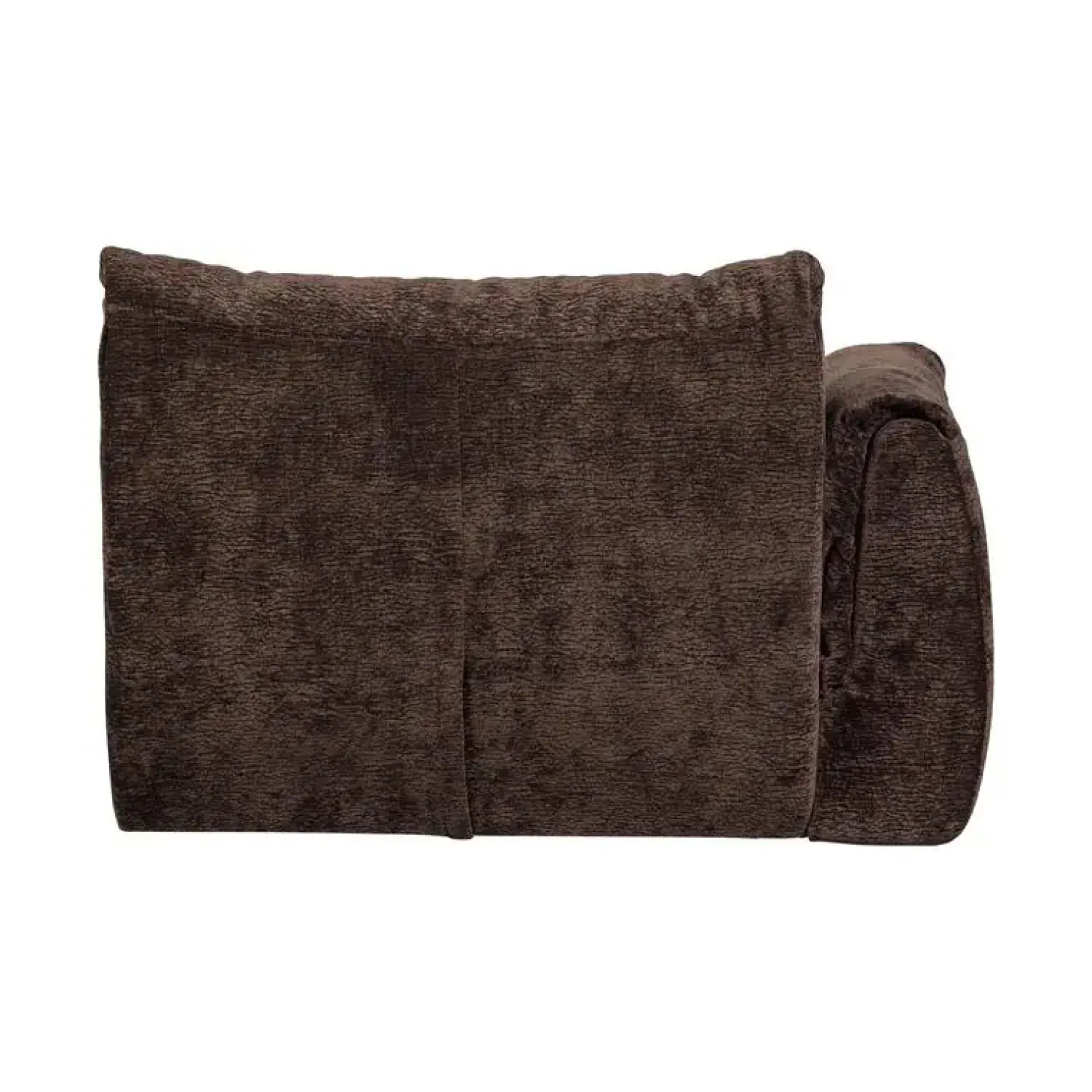 WOOOD Modulaire Banken|Baggy 1-zits element met arm links chenille donkerbruin