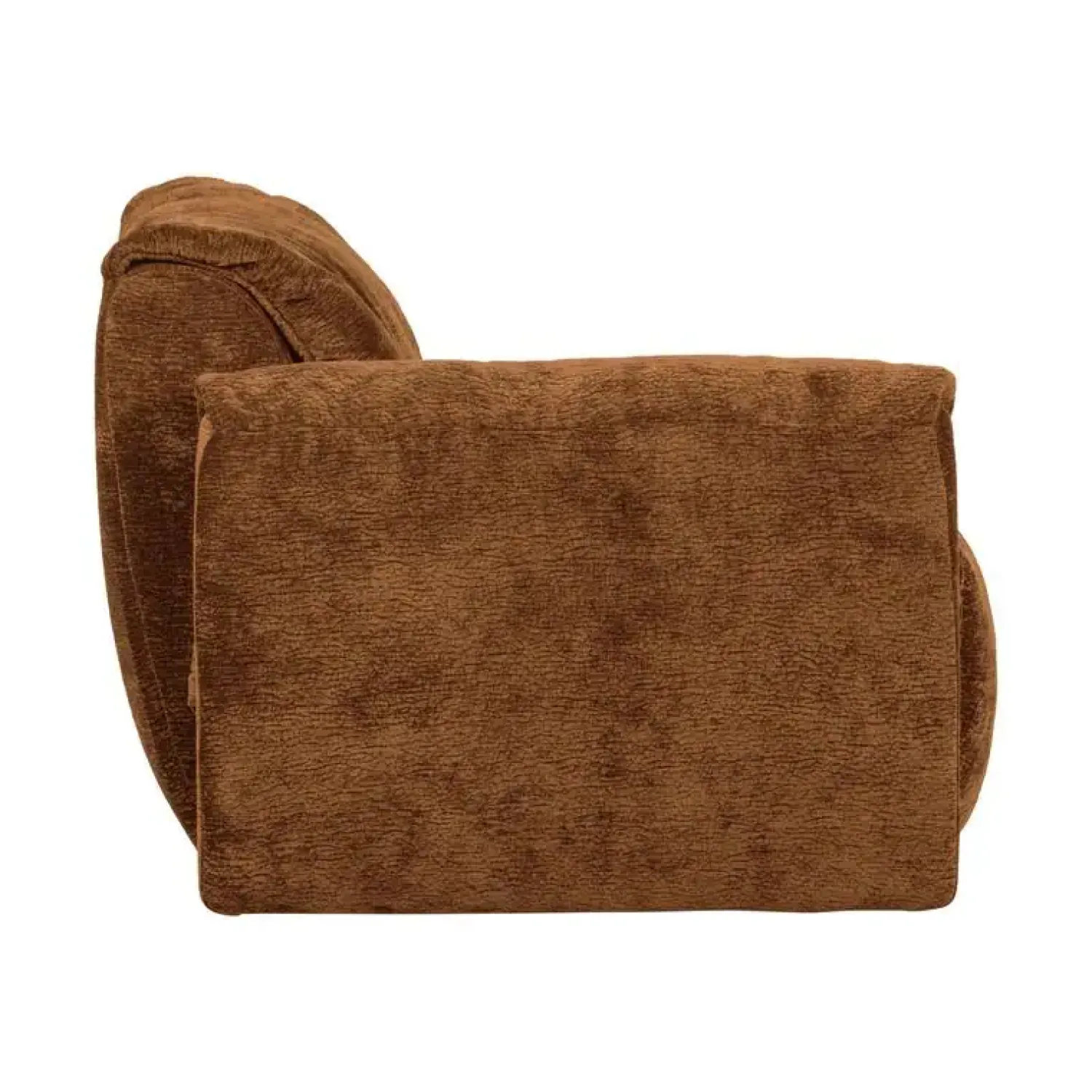 WOOOD Modulaire Banken|Baggy 1-zits element met arm links chenille middenbruin