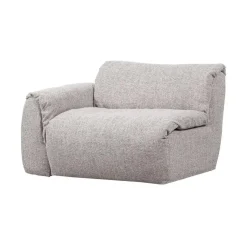 WOOOD Modulaire Banken|Baggy 1-zits element met arm links naturel melange